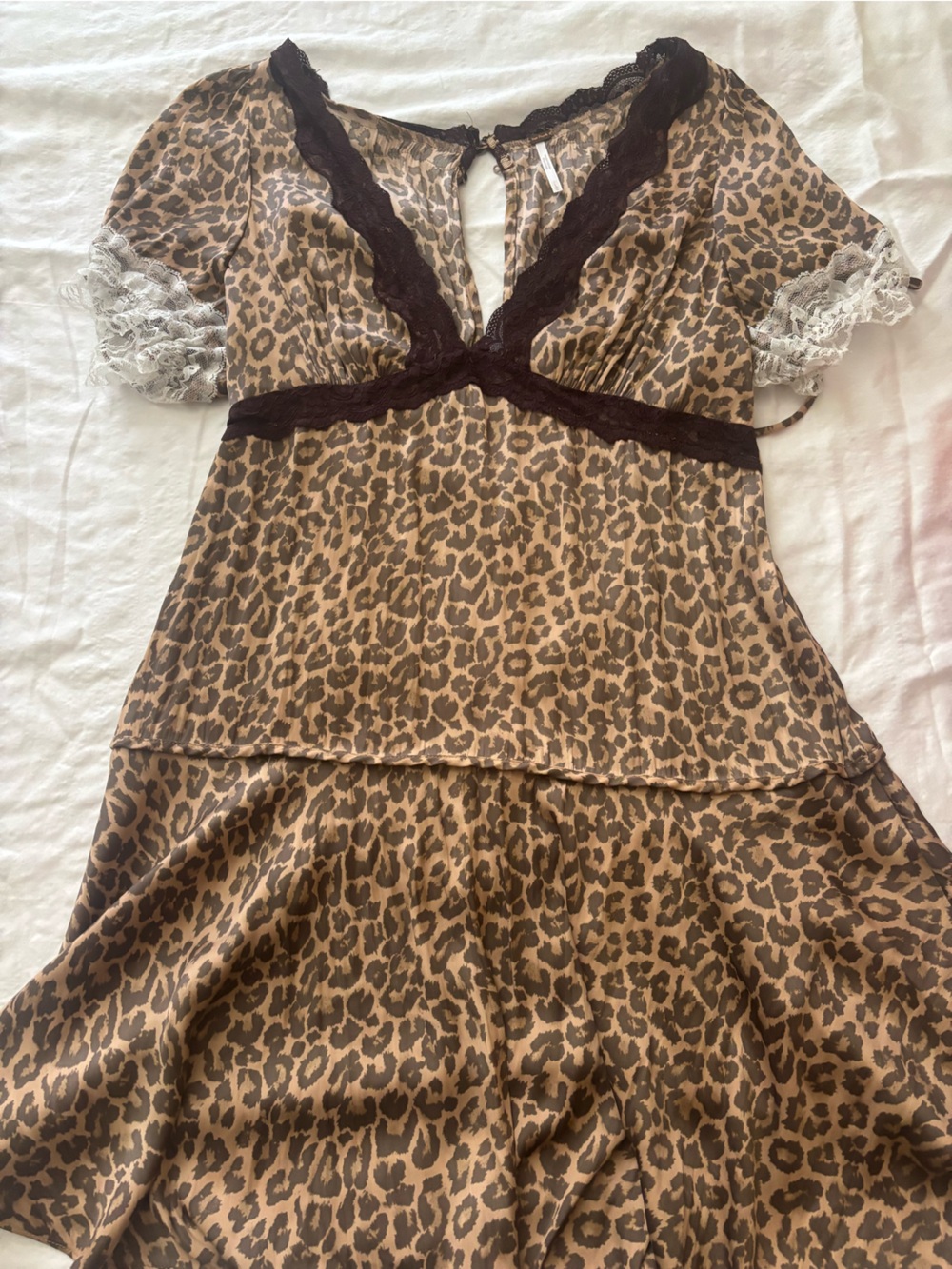 Free people mini cheetah dress